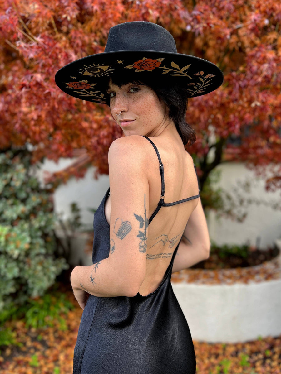 Wild as Heck - The Daphna (Pencil Brim, Fedora, Unique Hats, Wool Hats) - Exceptional Equestrian 