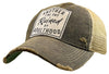 Vintage Life - Another Fine Day Ruined By Adulthood Trucker Baseball Cap - Exceptional Equestrian