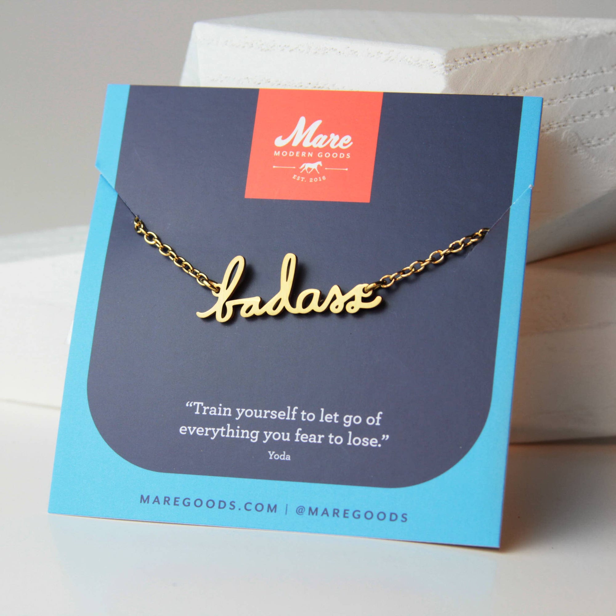 Mare Modern Goods - Badass Pendant Gold