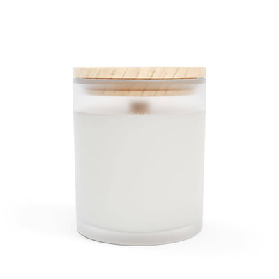 un.sus.tain.a.ble apparel - Frosted Glass Candle, 11oz - Sweater Weather