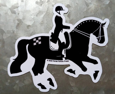 Horse Hollow Press - Horse Magnet 3": Dressage Horse - Exceptional Equestrian