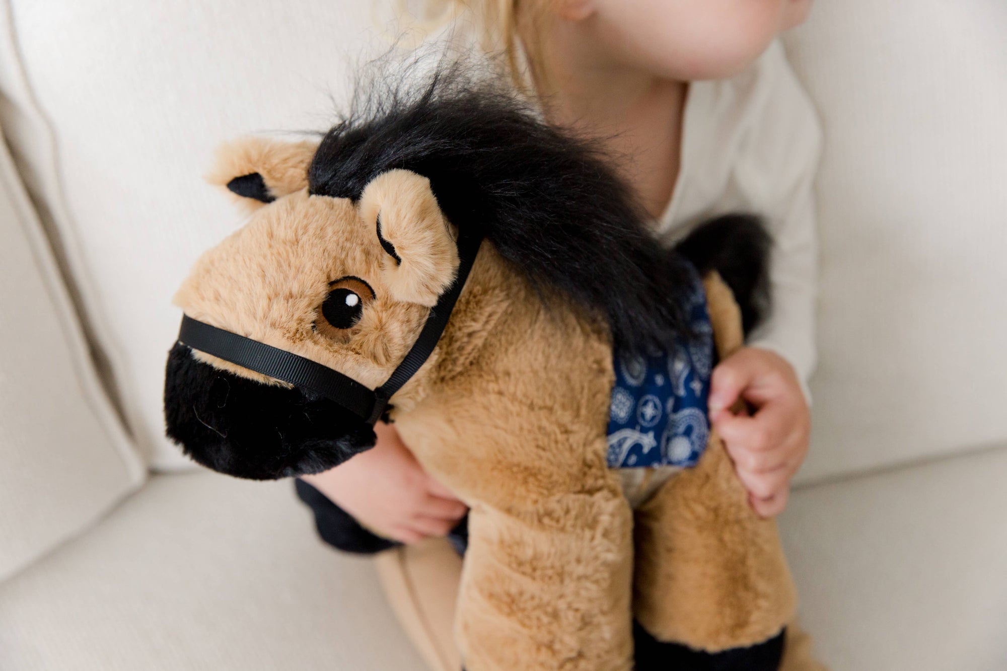 Piccoli Horses - WESTERN - CLASSIC PLUSH PONY - Praline