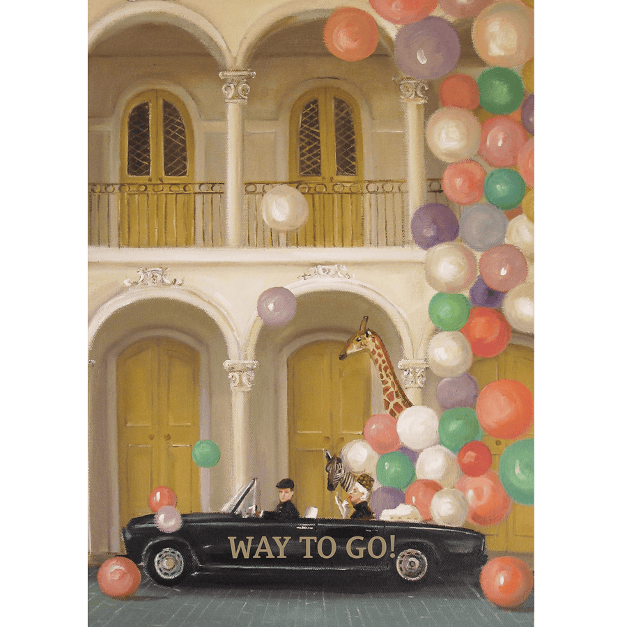 Hester & Cook - Stationery - Way To Go Balloon Card