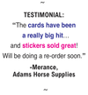 Horse Hollow Press - 3" Tumbler Horse Sticker / Sorry I can't Riding / WATERPROOF