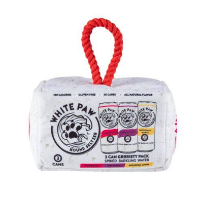 Haute Diggity Dog - White Paw Grrriety Pack - Activity House  Burrow Dog Toy - Exceptional Equestrian