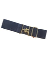 Kathryn Lily Equestrian -  Elastic Belt 1" Navy