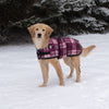 Shedrow K9 - Shedrow K9 Glacier Dog Coat - Potent Purple Plaid: Medium