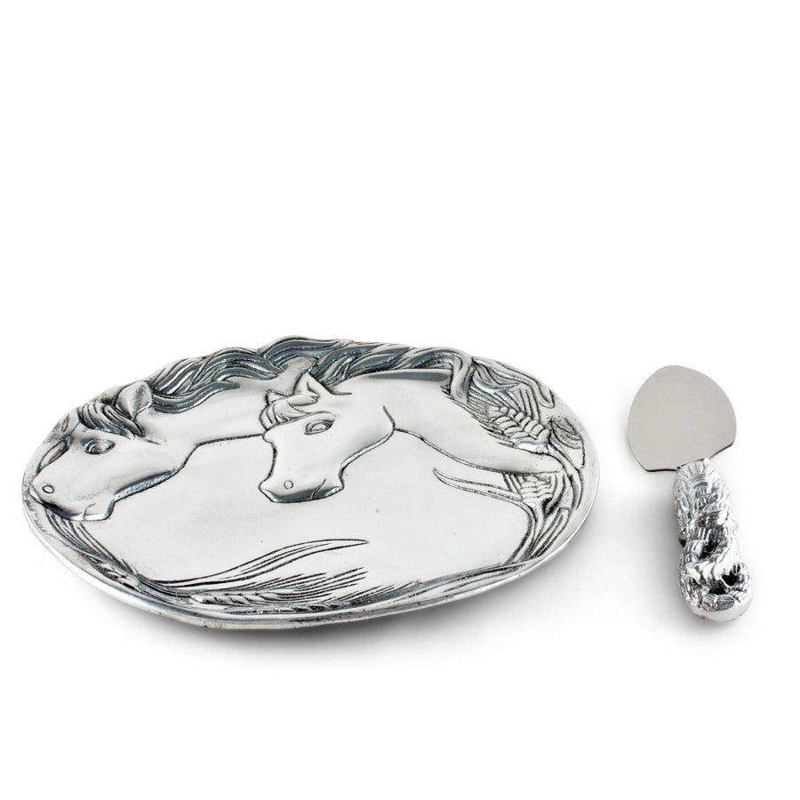 Arthur Court - Horse Plate with Server