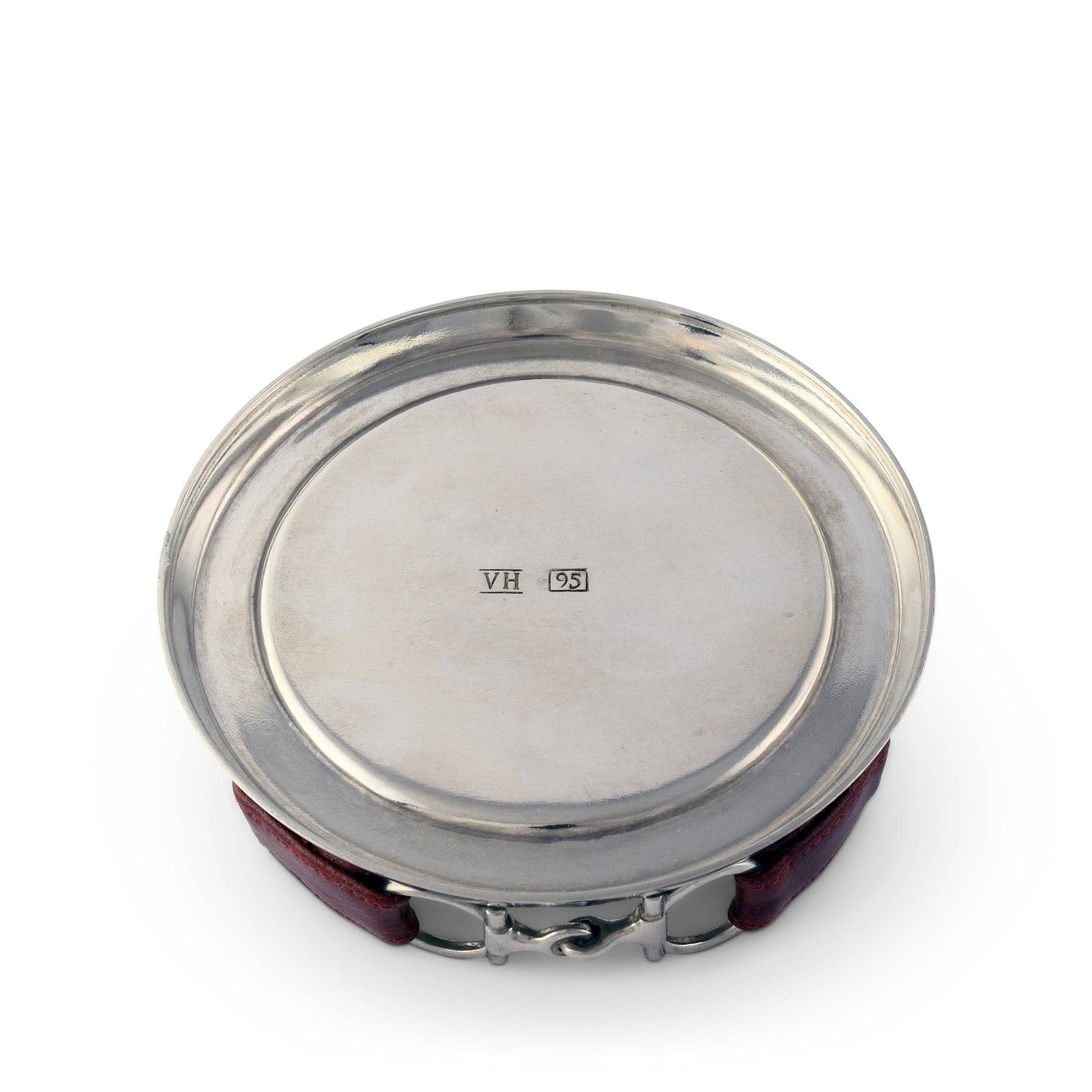 Vagabond House - Equestrian Horse Bit Leather Wine Coaster - Exceptional Equestrian