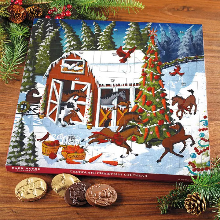 Harbor Sweets - Horses Rejoicing Advent Calendar - 26 Pc