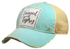 Vintage Life - Tanned & Tipsy Distressed Trucker Cap - Exceptional Equestrian 