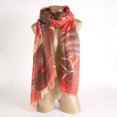 THOMASPAUL - EQUUS LINEN/WOOL SHAWL