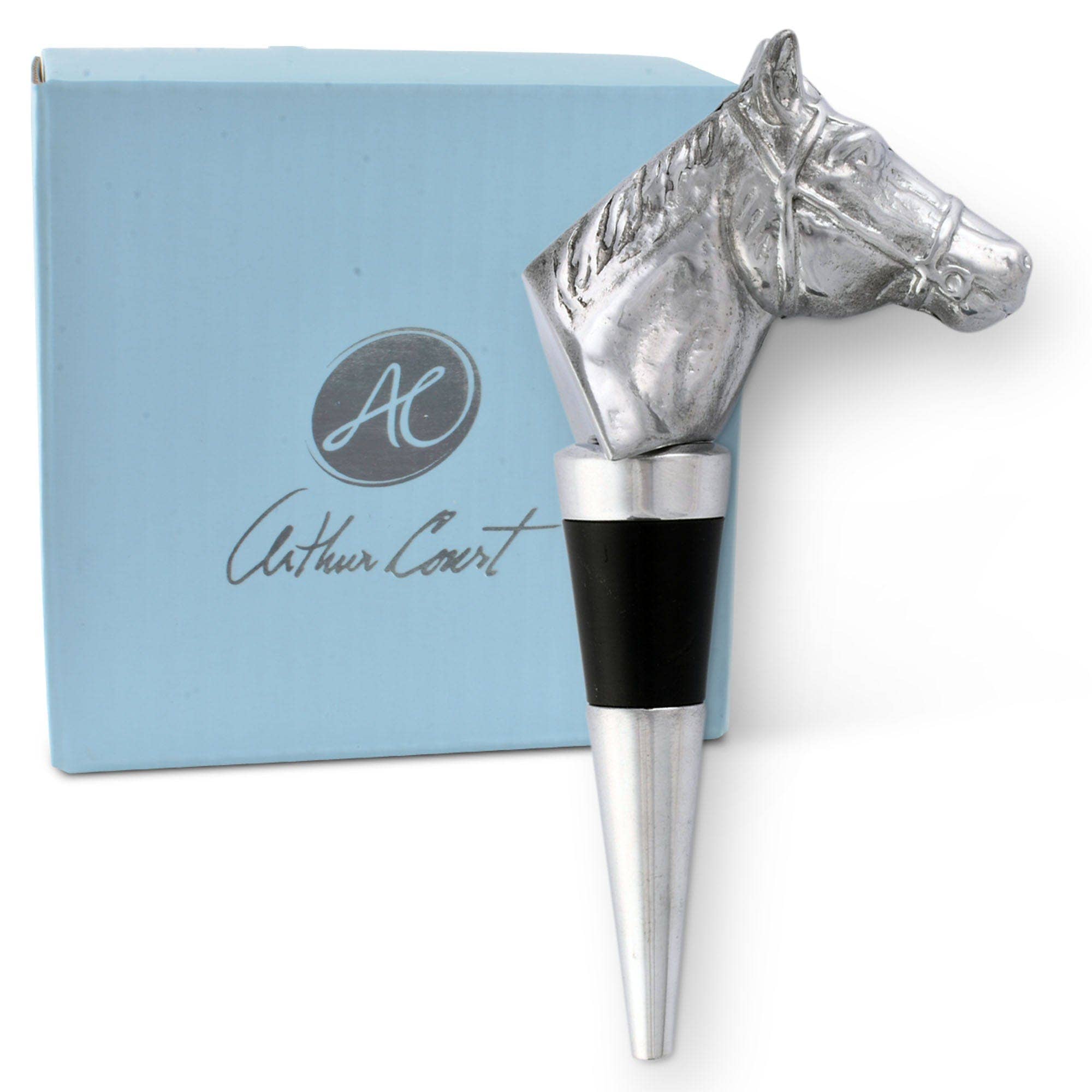 Arthur Court - Bottle Stopper - Horse Head - Exceptional Equestrian