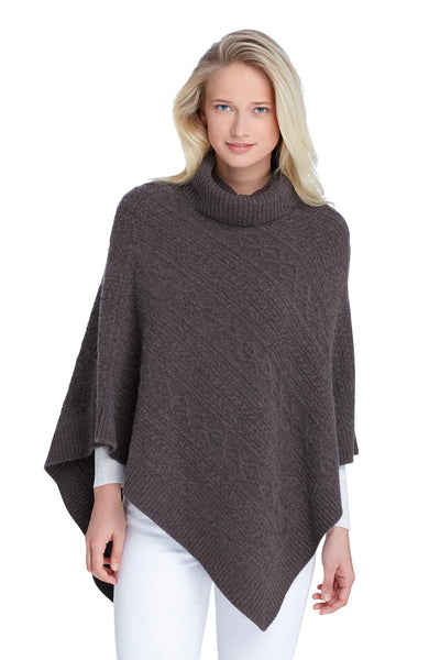 Alpine Cashmere - Cable Poncho