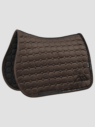 EQUILINE FW26 EQENTI - Octagon Quilting Velvet Saddle Pad