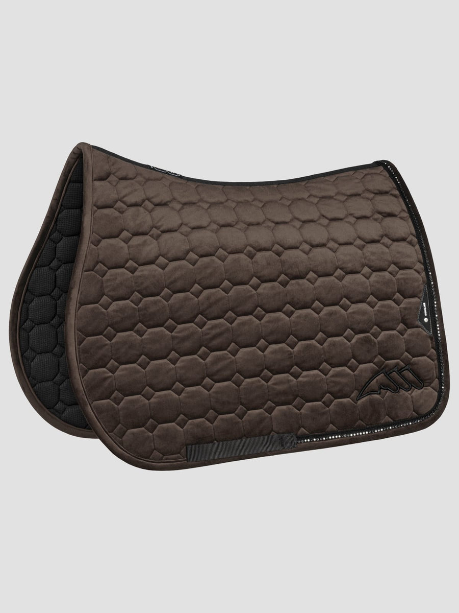 EQUILINE FW26 EQENTI - Octagon Quilting Velvet Saddle Pad