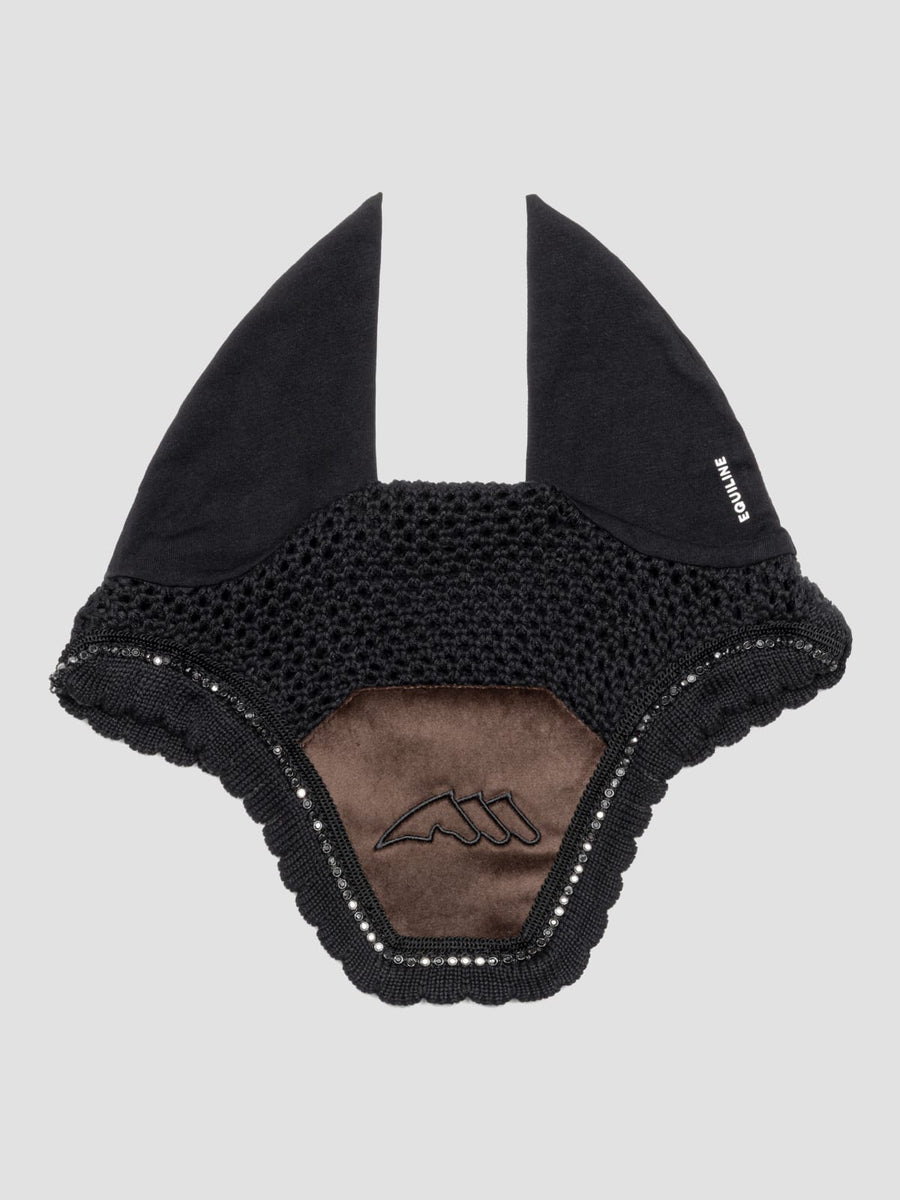 EQUILINE FW26 EQENTI -  Velvet and Rhinestone Ear Bonnet