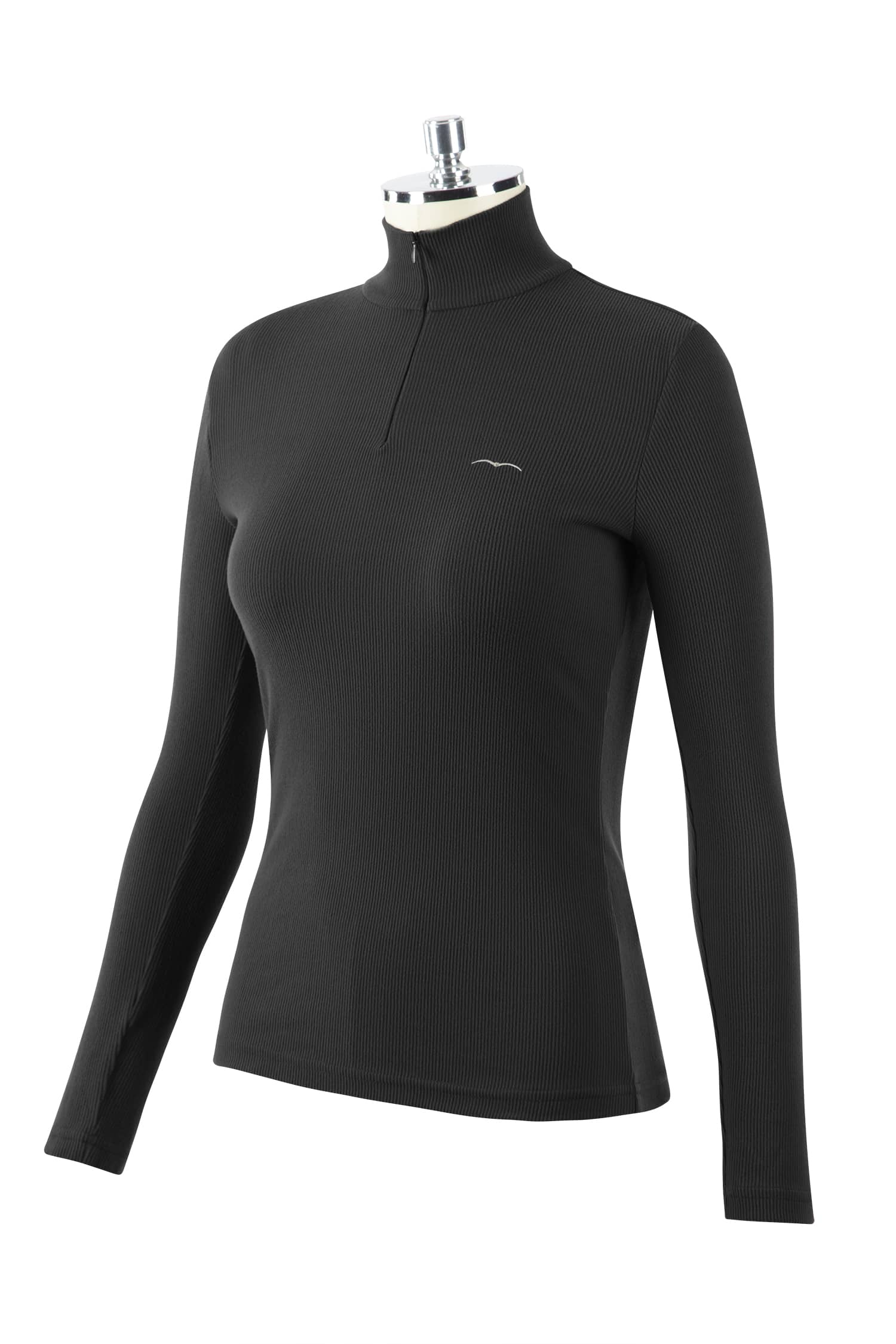 Black 1/4 Zip Turtleneck
