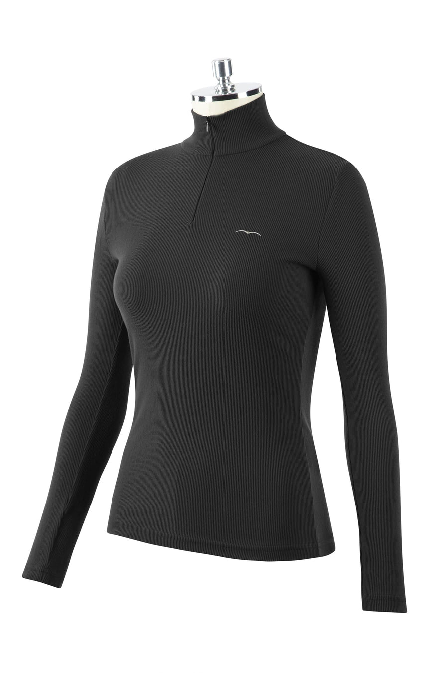 Black 1/4 Zip Turtleneck