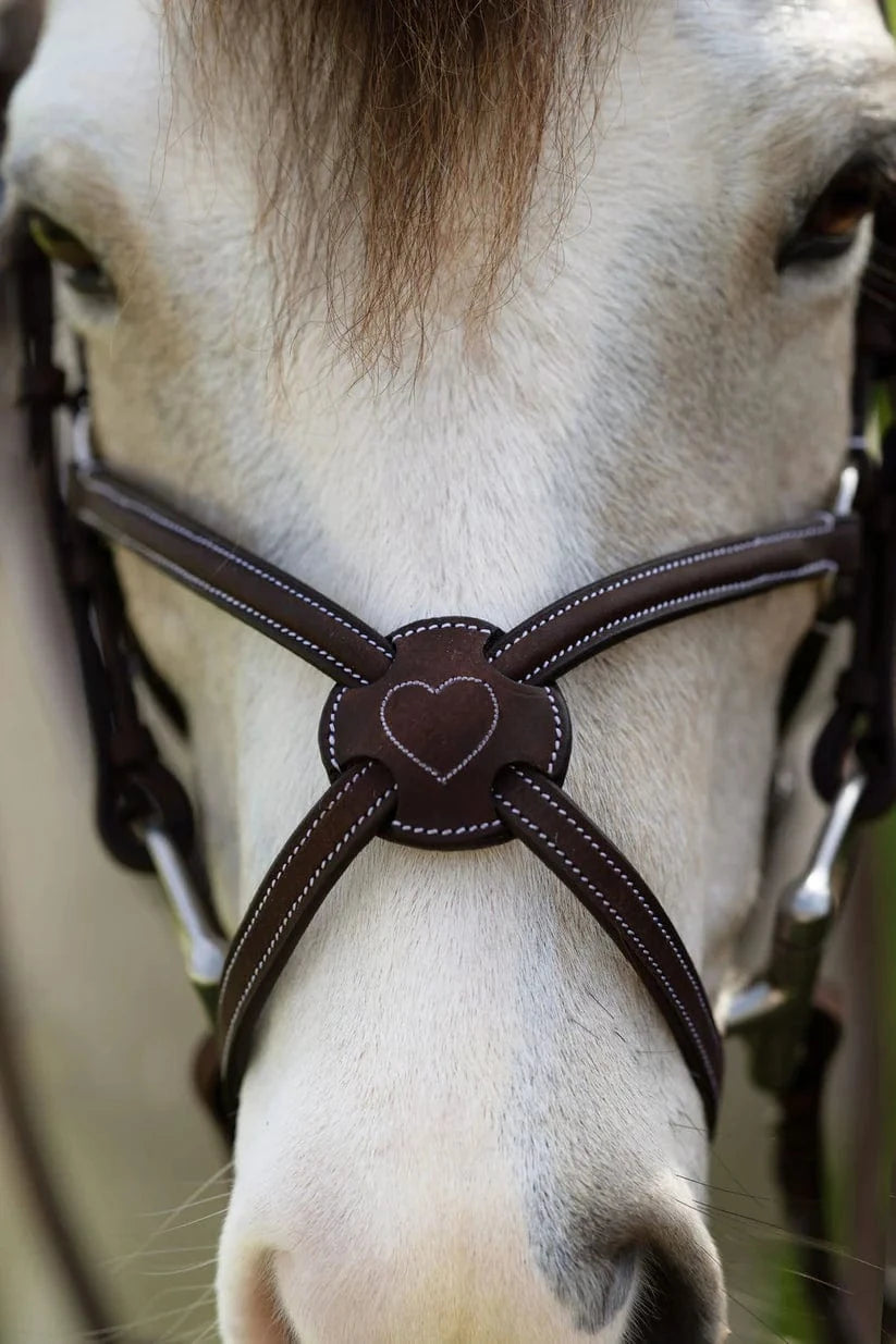 Belle & Bow- Figure 8 Sweetheart Noseband