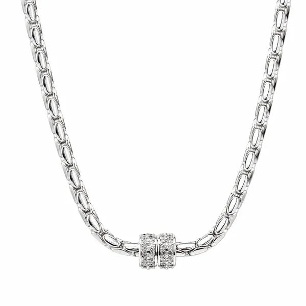 Kelly Herd Brass Barrel Necklace