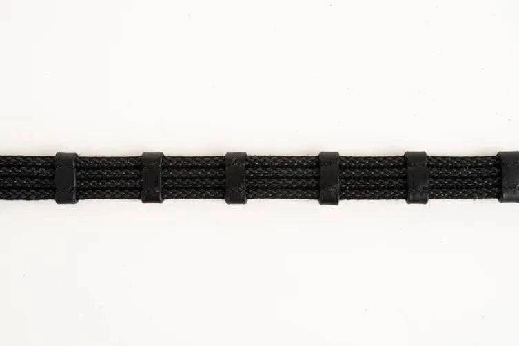 Correct Connect - Sure Grip Rubber Rein with 1" Hand Stop - Exceptional Equestrian