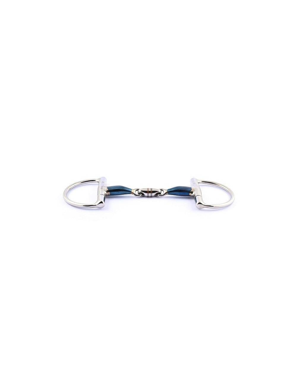 JUMP'IN D-Ring Bit French Mouth Blue Steel - Exceptional Equestrian