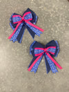 Kathryn Lily Equestrian - Blue Bits Show Bow