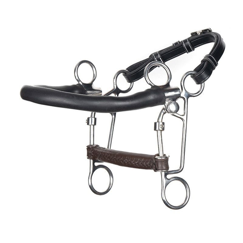 Jump'In Round leather Combination bit