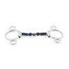 Jump'In French Mouth Blue Steel 3 ring bit and copper elements