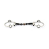 Jump'In French Mouth Blue Steel Gag bit and copper elements