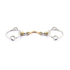 Jump'In French mouth Eggbutt Gag bit with roller and high port