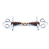 Jump'In Full cheek French mouth Leather Covered Gag bit