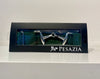 Pesazia - Logo Stretch Bit Belts - Hunter Green w/ Silver Snaffle Bit