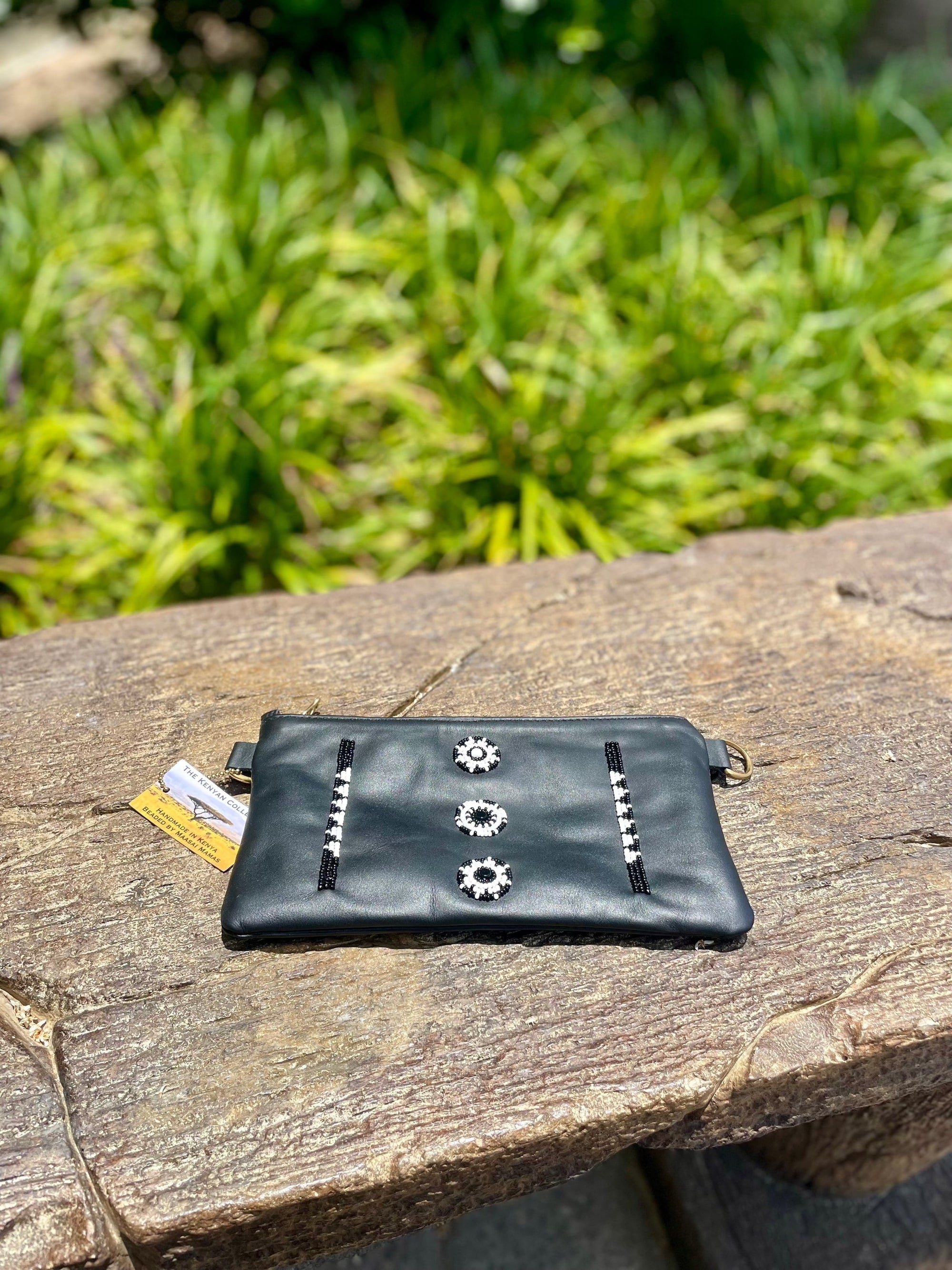 TKC Small Crossbody Purse - Black Leather - Exceptional Equestrian