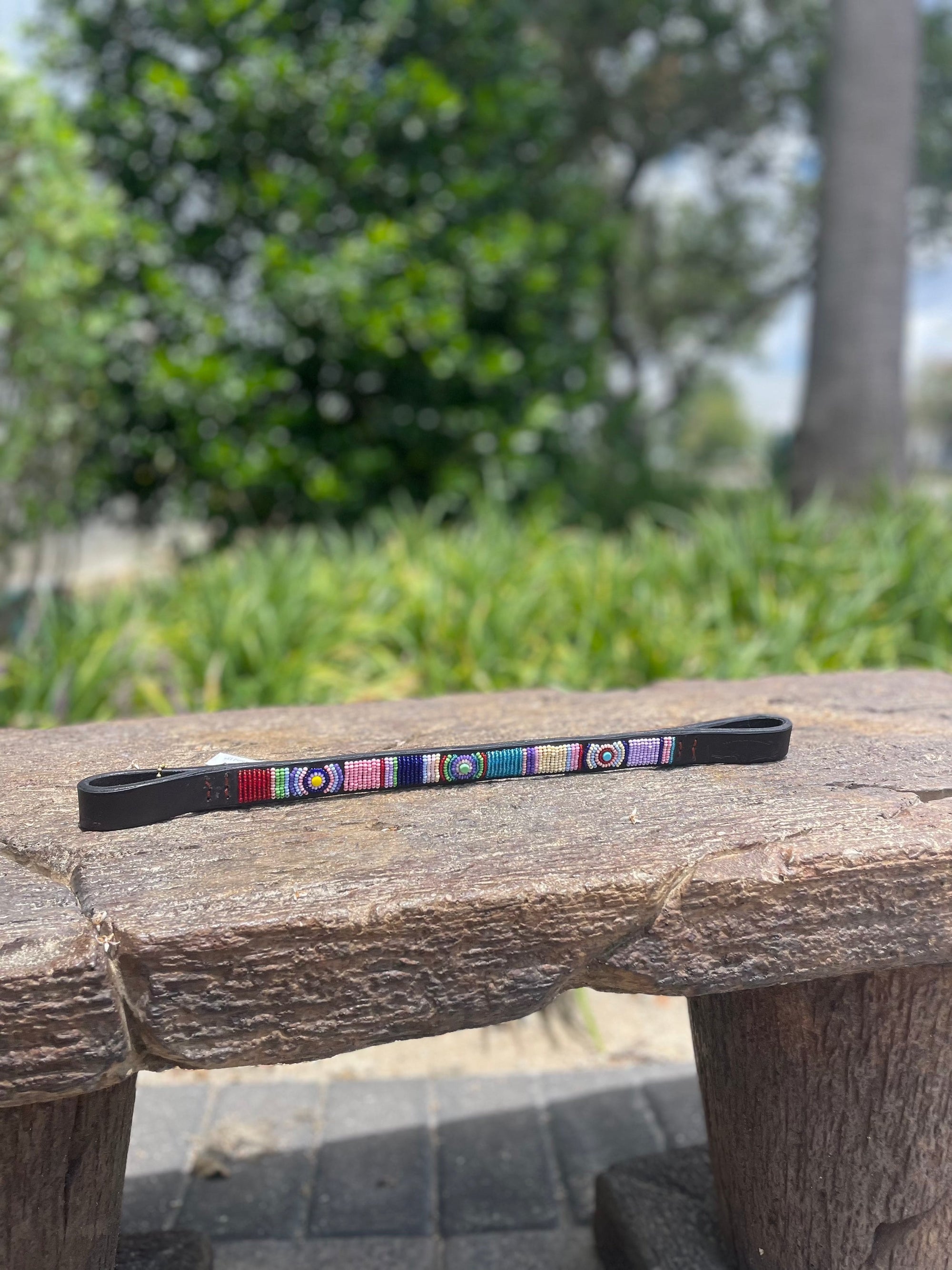 TKC Horse Browbands - Dark Brown Leather - Exceptional Equestrian