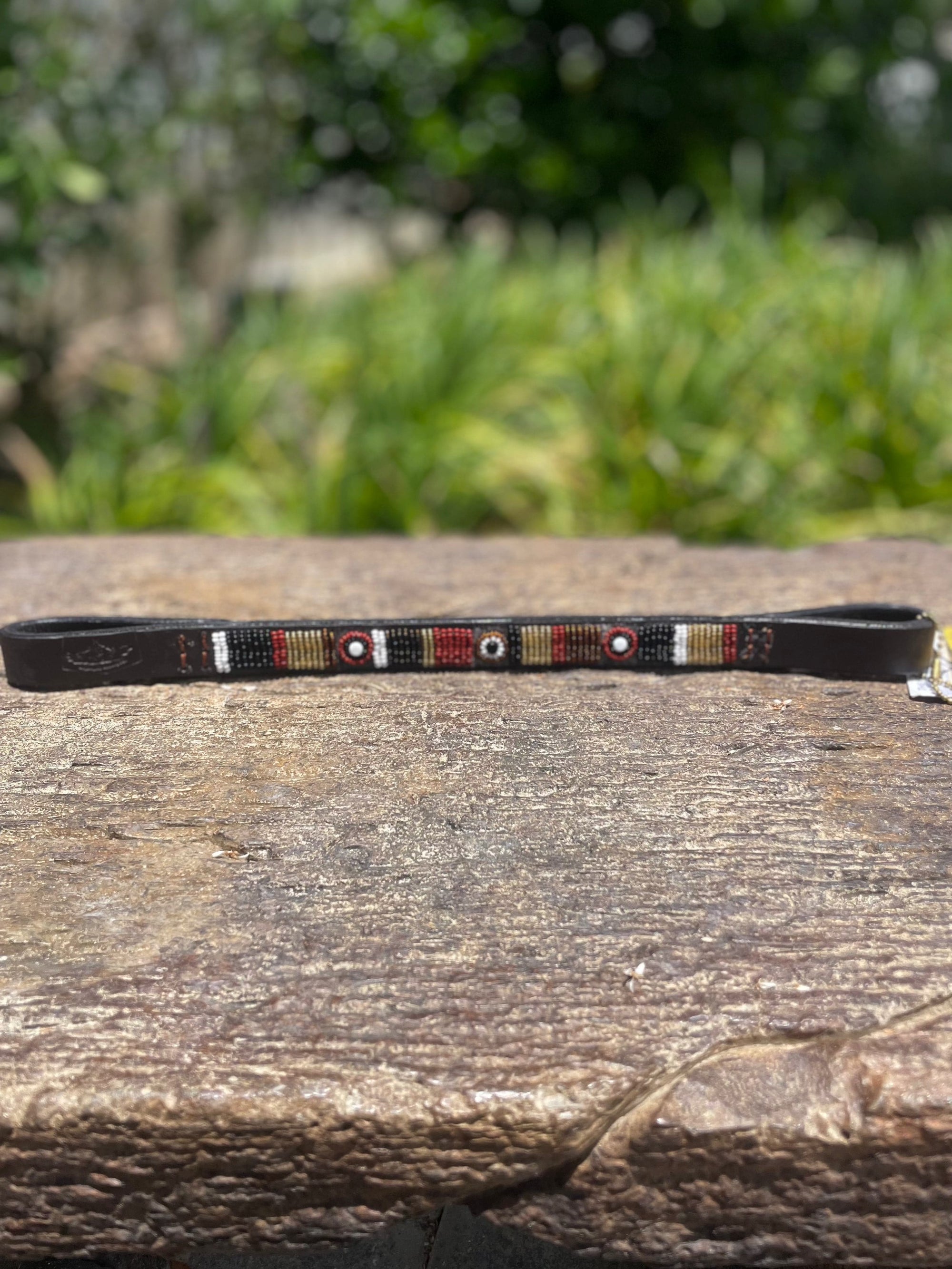 TKC Horse Browbands - Black Leather - Exceptional Equestrian