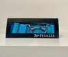 Pesazia - Logo Stretch Bit Belts - Turquoise w/ Silver Snaffle Bit