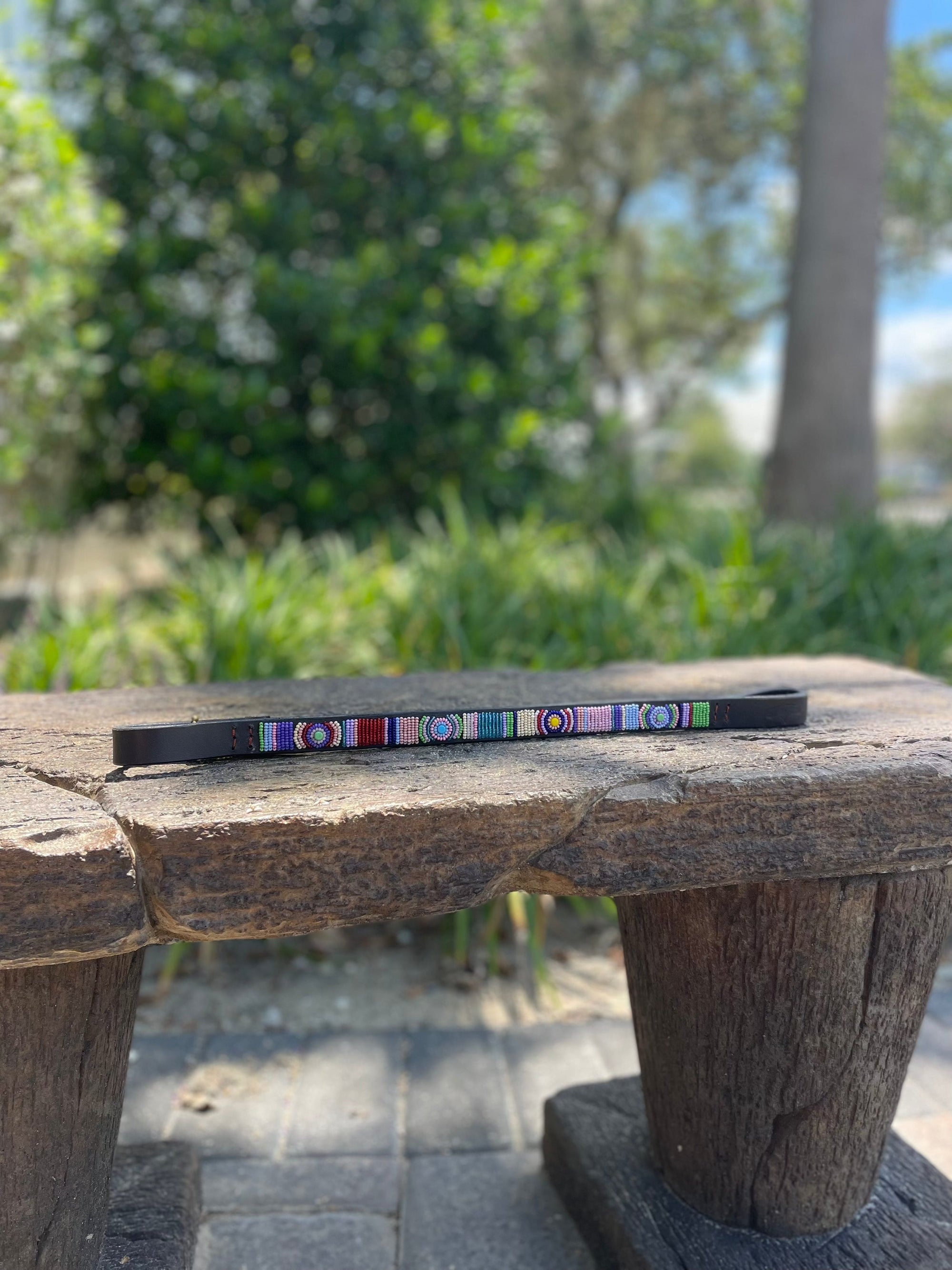 TKC Horse Browbands - Dark Brown Leather - Exceptional Equestrian