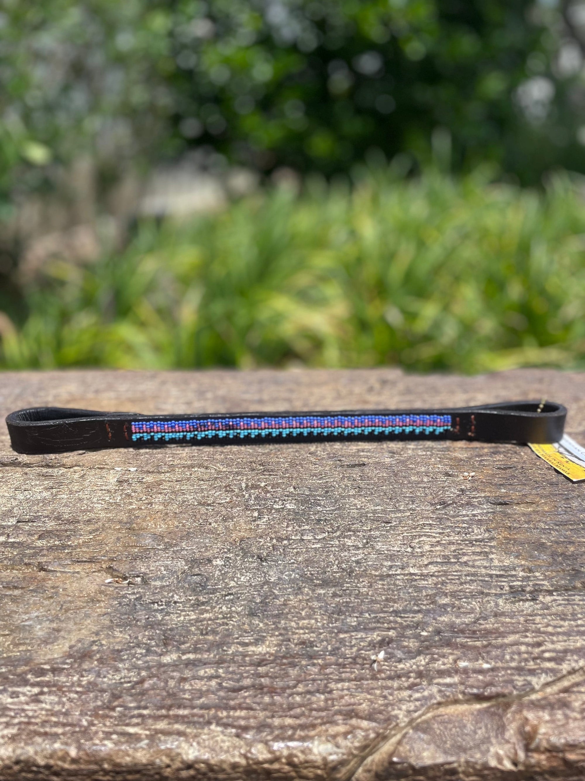 TKC Horse Browbands - Dark Brown Leather - Exceptional Equestrian