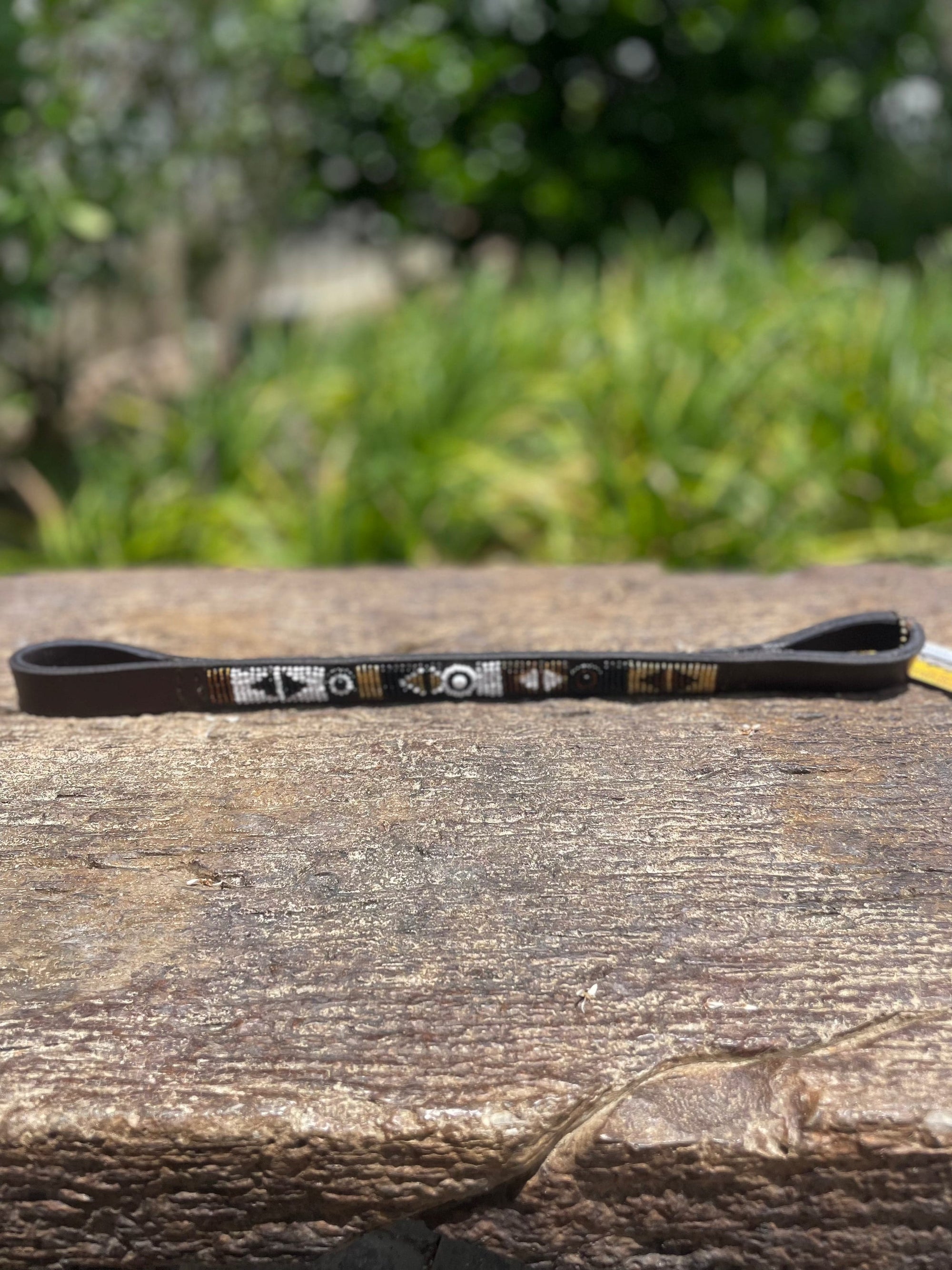 TKC Horse Browbands - Black Leather - Exceptional Equestrian