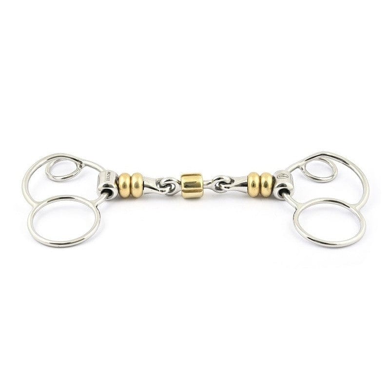 Jump'In German 3 ring bit with rollers