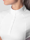 Equiline - Geak Women's Short Sleeve Show Shirt - White