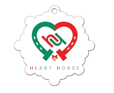 Heart Horse Ornament