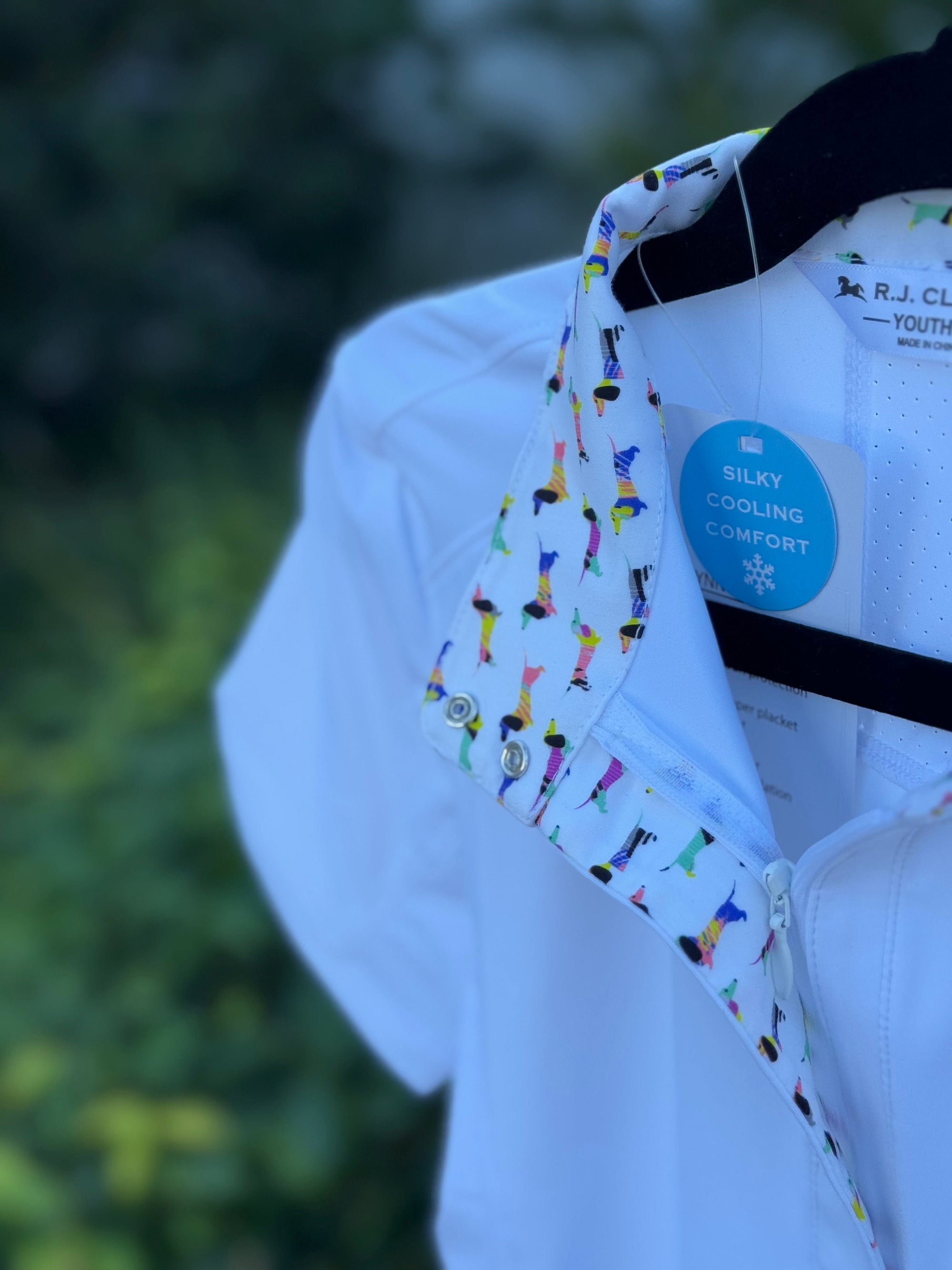 RJ Classics - Brynn Junior SS Show Shirt - Happy Doxies - SS25 - Small Only