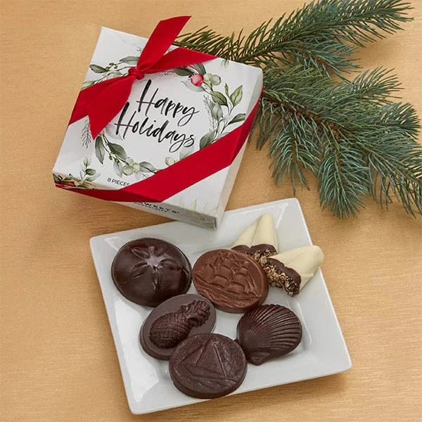 Harbor Sweets - Happy Holidays Chocolate Assortment - 8 pc