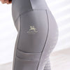 Hi-Rise Equestrian Tights "Shady Gray"