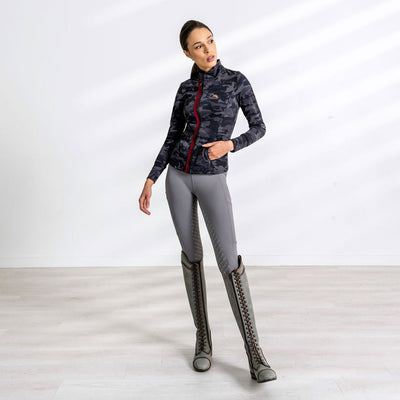 Hi-Rise Equestrian Tights "Shady Gray"