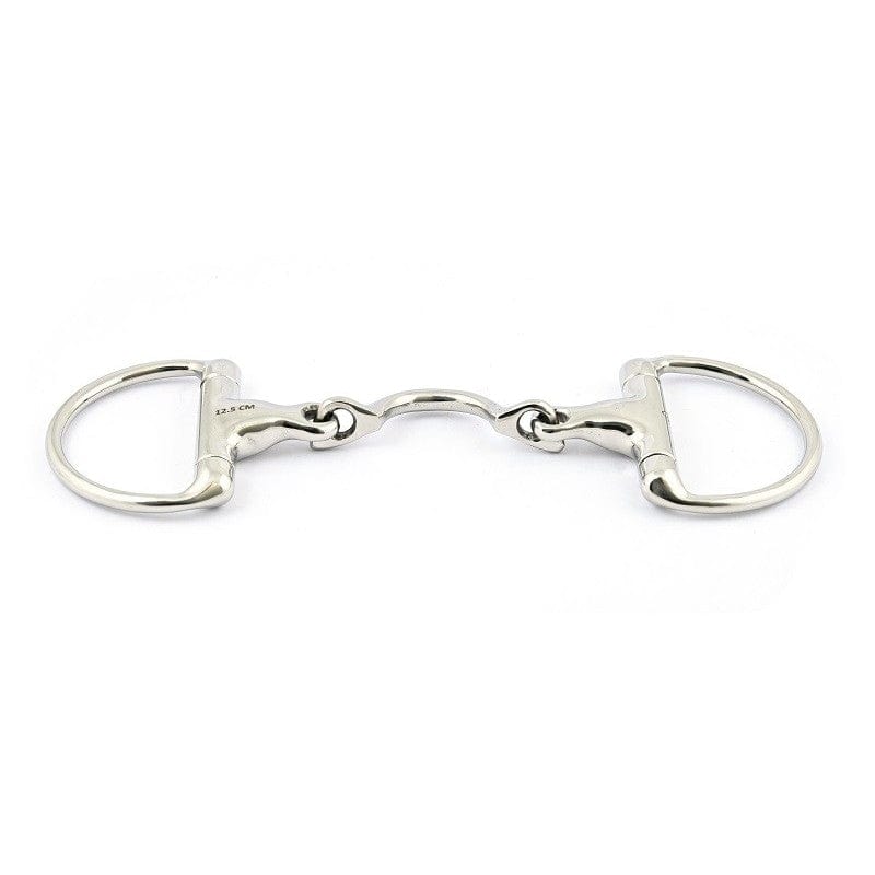 Jump'In High port loose French mouth Eggbutt blocked bit