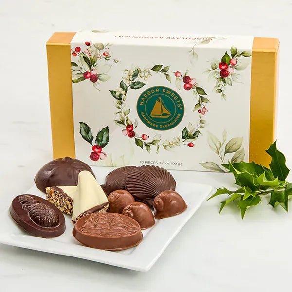 Harbor Sweets - Winter Berries Chocolate Gift Assortment - 10 pc